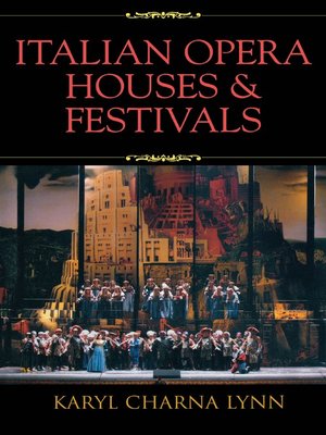 cover image of Italian Opera Houses and Festivals